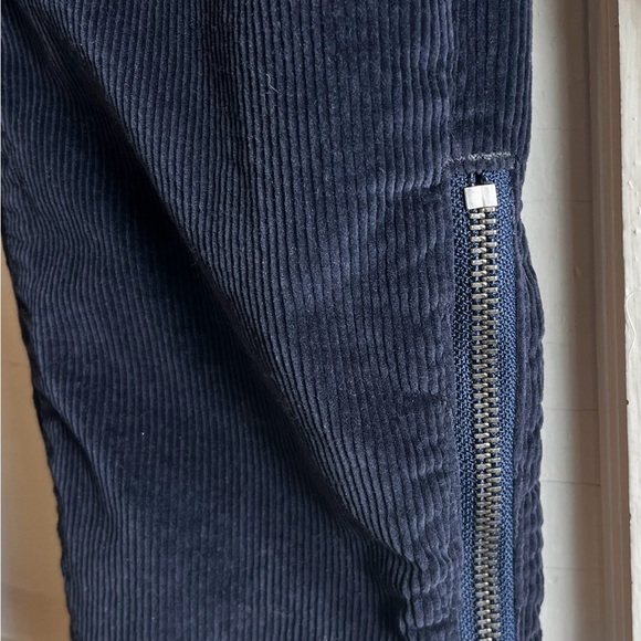 Pilcro Stet Slim Ankle Zippered Cords - Navy size 28 - Picture 7 of 7